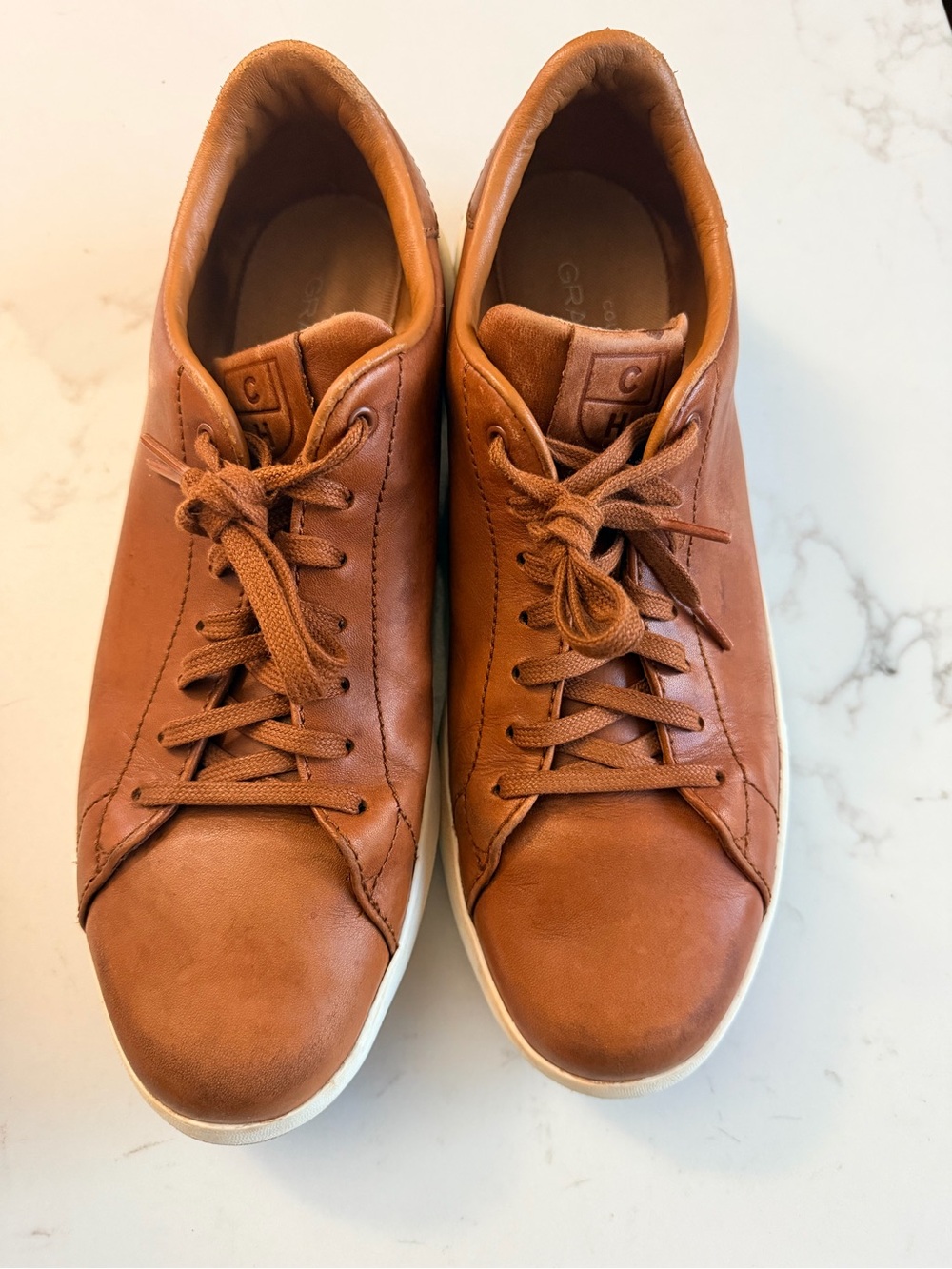 Cole Haan Men's Leather Sneakers in Brown